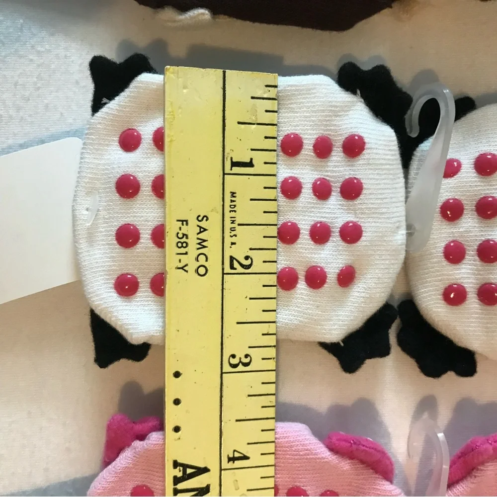 Adorable Baby Socks/Slippers - Animals! Bundle of 3 Pairs.